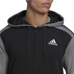 Chaqueta Deportiva para Hombre Adidas Mélange French Terry Negro