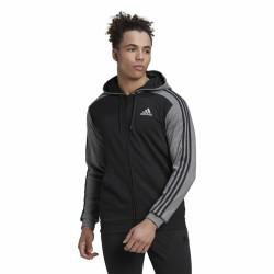 Chaqueta Deportiva para Hombre Adidas Mélange French Terry Negro