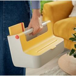 Caja de Almacenamiento Leitz Cosy Amarillo ABS 21,4 x 19,6 x 36,7 cm Asa de transporte