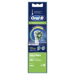 Cabezal de Recambio Cross Action Oral-B Cross Action 2 Unidades