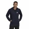 Chaqueta Deportiva para Hombre Adidas  Essentials French Terry Big Azul oscuro