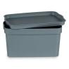 Caja Multiusos Gris Plástico 2,3 L (13,5 x 11 x 20 cm) (24 Unidades)