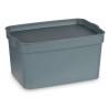 Caja Multiusos Gris Plástico 2,3 L (13,5 x 11 x 20 cm) (24 Unidades)