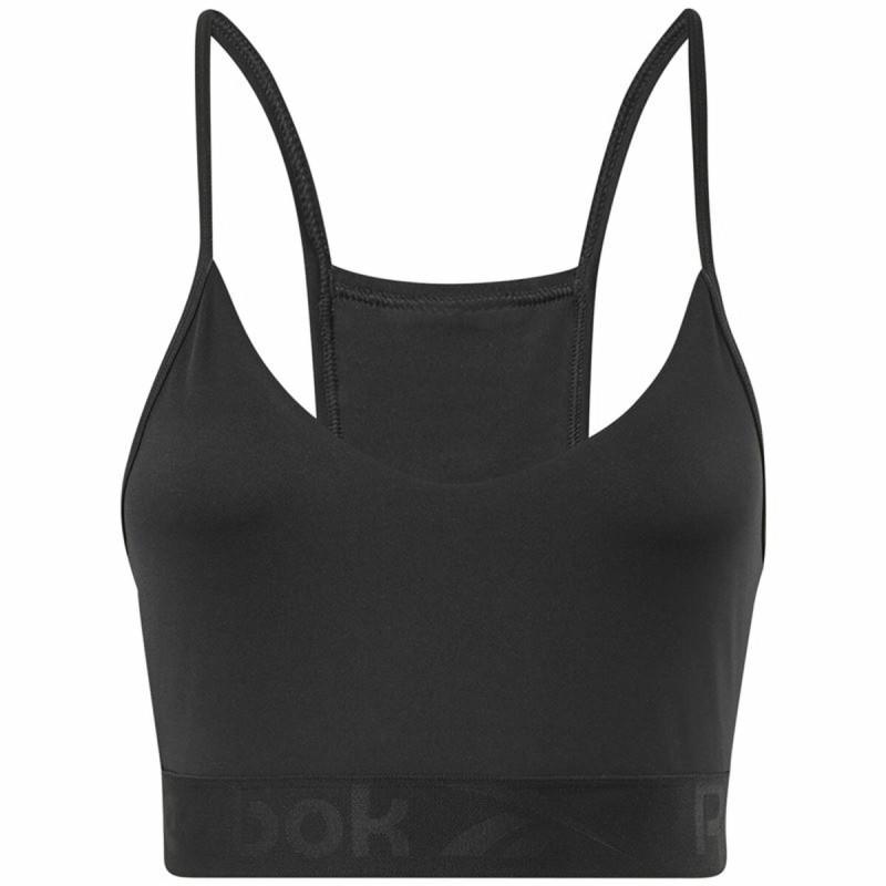 Sujetador Deportivo Reebok Strappy Negro