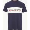 Camiseta de Manga Corta Hombre Tommy Hilfiger Logo Driver Azul oscuro