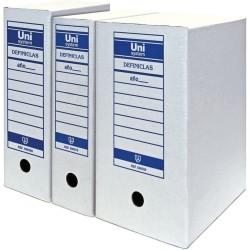 Caja de Archivo Unipapel Unisystem Definiclas Blanco Din A4