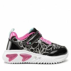 Zapatillas Deportivas Infantiles Geox Assister  Negro