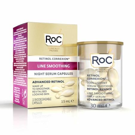 Sérum de noche Roc Line Smoothing 3,5 ml x 10 Suavizante Cápsulas