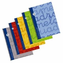 Cuaderno Lamela Multicolor Din A4 5 Piezas 80 Hojas