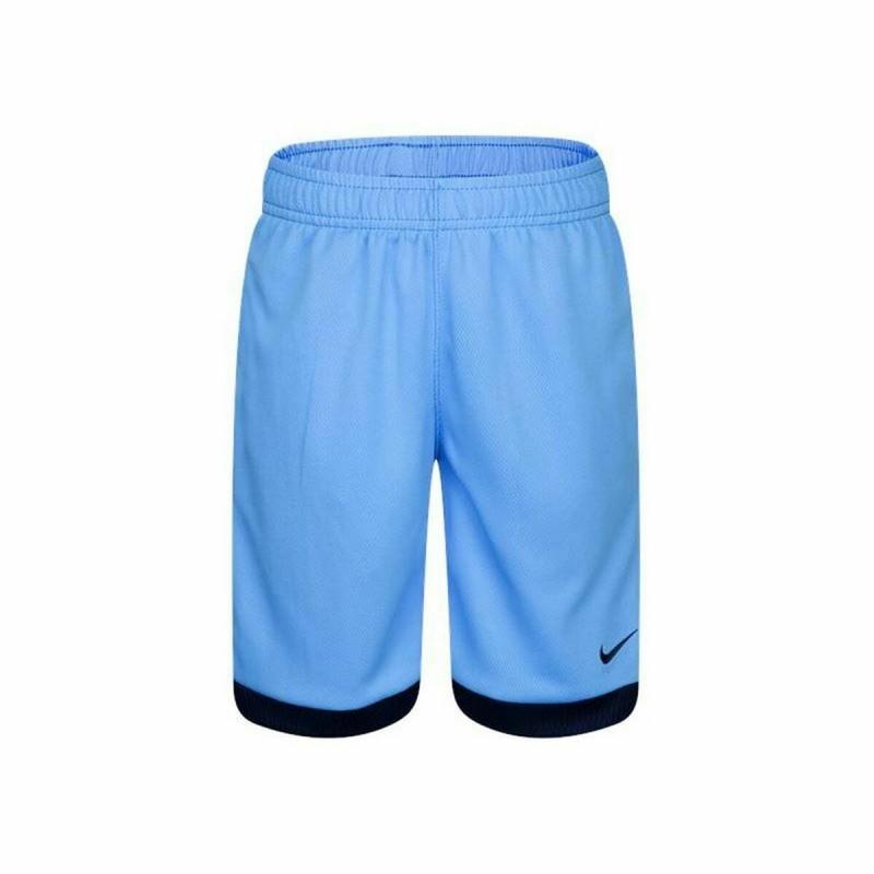 Pantalones Cortos Deportivos para Niños Nike Dry Fit Trophy Azul Negro