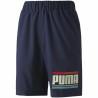 Pantalones Cortos Deportivos para Niños Puma Celebration Boys Woven Azul oscuro