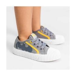 Zapatillas Casual Niño Batman Gris