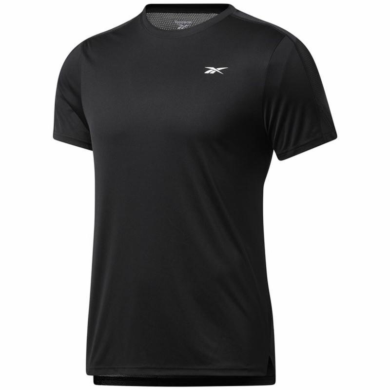 Camiseta de Manga Corta Hombre Reebok Workout Ready Tech Negro