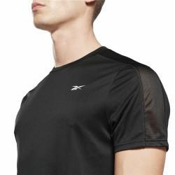 Camiseta de Manga Corta Hombre Reebok Workout Ready Tech Negro