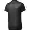 Camiseta de Manga Corta Hombre Reebok Workout Ready Tech Negro