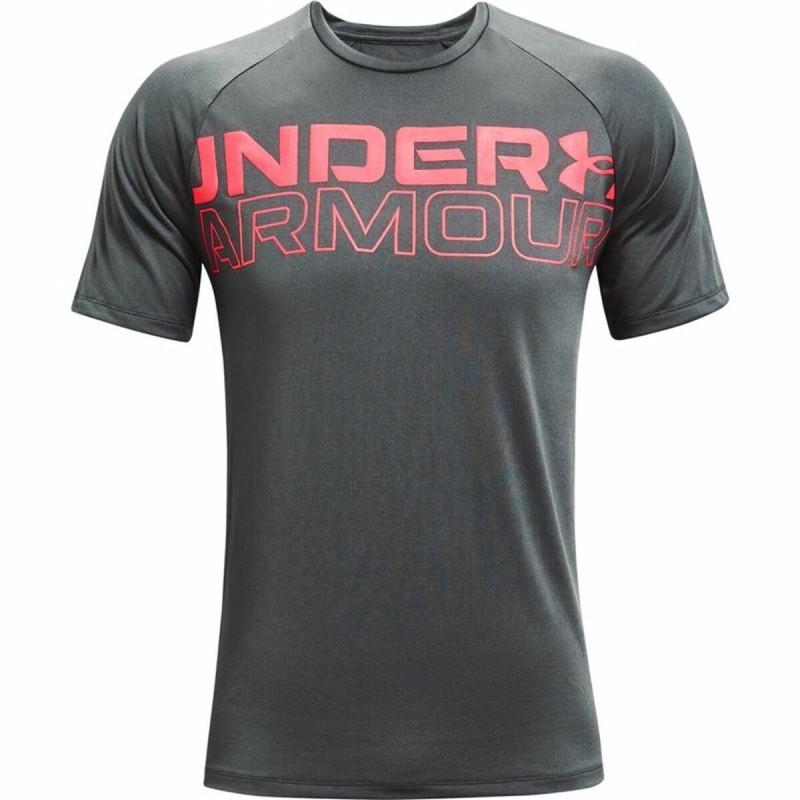 Camiseta de Manga Corta Hombre Under Armour Tech 2.0 Gris oscuro