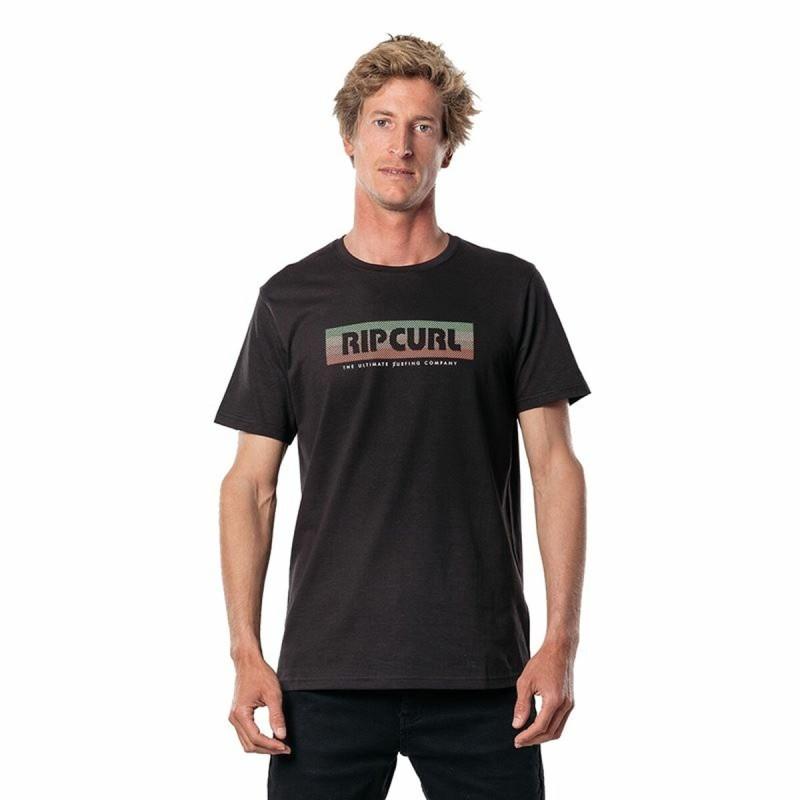 Camiseta de Manga Corta Hombre Rip Curl El Mama Negro Hombre