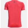 Camiseta de Manga Corta Niño Under Armour Tech Hybrid Rojo