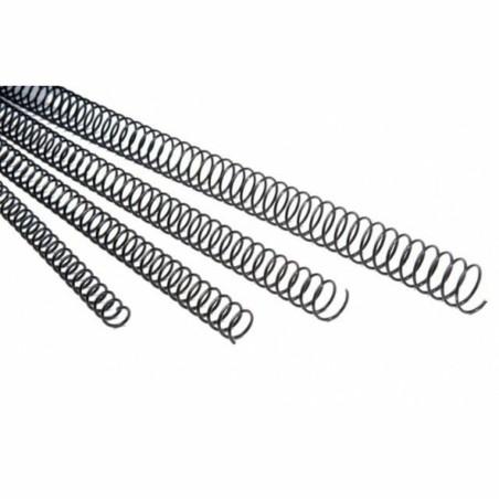 Espirales para Encuadernar Fellowes 100 Unidades Metal Negro Ø 22 mm
