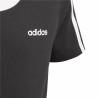 Camiseta de Manga Corta Infantil Adidas  YG BF Tee  Negro