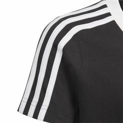 Camiseta de Manga Corta Infantil Adidas  YG BF Tee  Negro