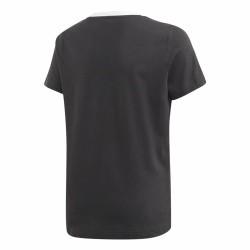 Camiseta de Manga Corta Infantil Adidas  YG BF Tee  Negro