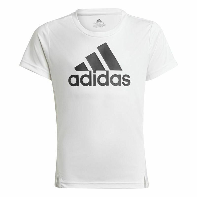 Camiseta de Manga Corta Infantil Adidas Designed To Move Blanco