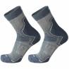 Calcetines Deportivos Mico Trail Azul marino Gris Hombre