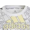 Camiseta de Manga Corta Infantil Adidas Brand Love  Blanco