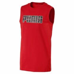 Camiseta de Manga Corta Infantil Puma Hero SL Tee  Rojo