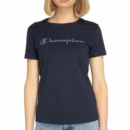 Camiseta de Manga Corta Infantil Champion Azul oscuro