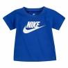 Camiseta de Manga Corta Infantil Nike Futura SS Azul