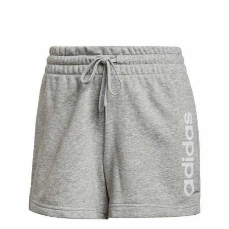 Pantalones Cortos Deportivos para Mujer Adidas Essentials Slim Logo Gris