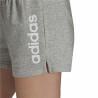 Pantalones Cortos Deportivos para Mujer Adidas Essentials Slim Logo Gris