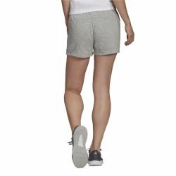 Pantalones Cortos Deportivos para Mujer Adidas Essentials Slim Logo Gris