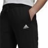 Pantalón Largo Deportivo Adidas French Terry Logo Mujer Negro