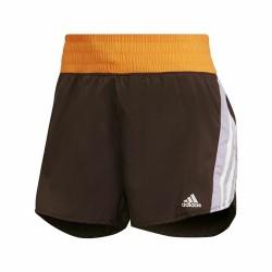 Pantalones Cortos Deportivos para Mujer Adidas Hyperglam Marrón