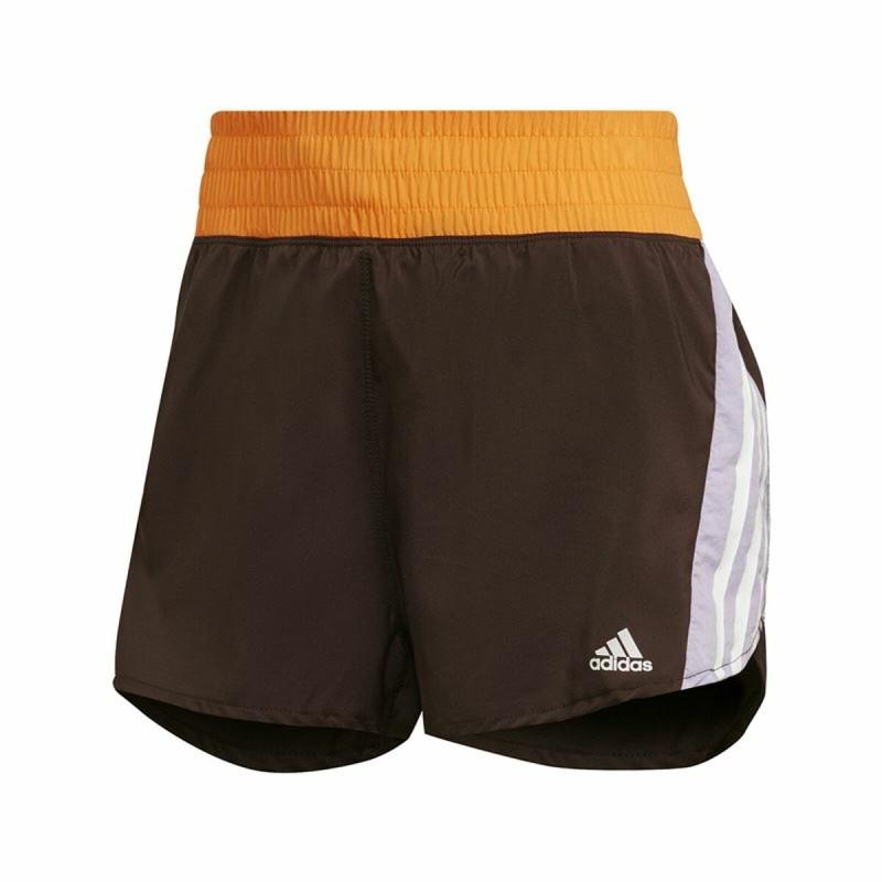 Pantalones Cortos Deportivos para Mujer Adidas Hyperglam Marrón