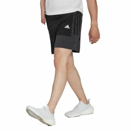 Pantalones Cortos Deportivos para Hombre Adidas Colourblock  Negro