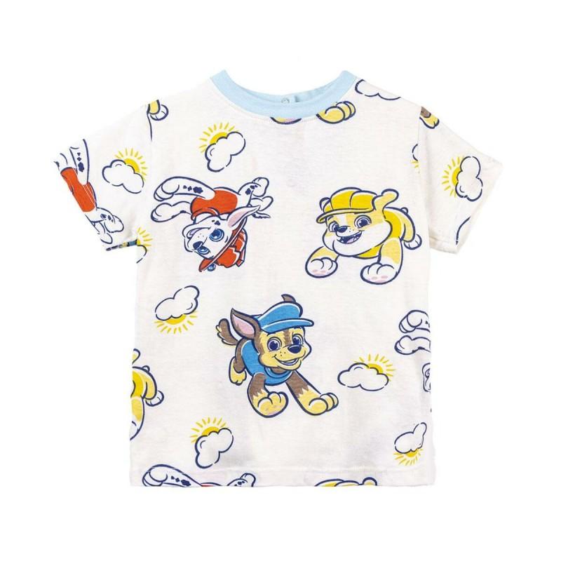 Camiseta de Manga Corta The Paw Patrol Beige