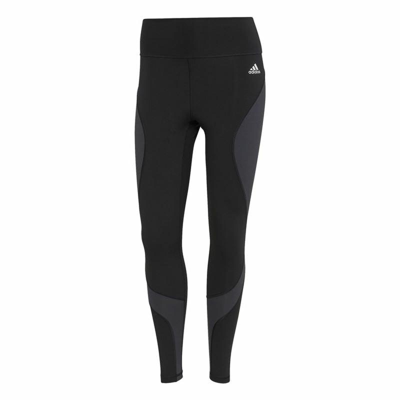 Mallas Deportivas de Mujer Adidas 7/8 Essentials Hiit Colorblock Negro