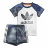 Conjunto Deportivo para Niños Adidas Camouflage Print  Blanco