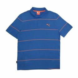 Polo de Manga Corta Hombre Puma Jacquard Azul