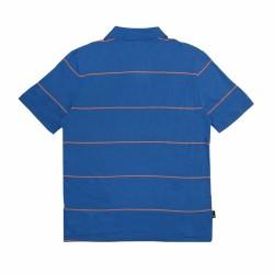 Polo de Manga Corta Hombre Puma Jacquard Azul