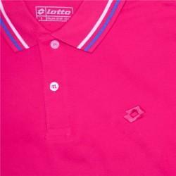 Polo de Manga Corta Hombre Lotto Reed Fucsia