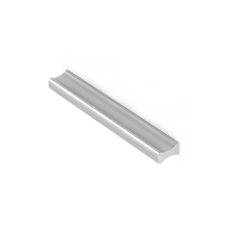 Tirador Rei 2279 Mate Plateado Aluminio 4 Unidades (12 x 0,9 x 1,7 cm)