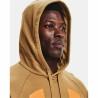 Sudadera con Capucha Hombre Under Armour Rival Big Logo Ocre