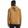 Sudadera con Capucha Hombre Under Armour Rival Big Logo Ocre