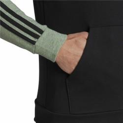 Sudadera con Capucha Hombre Adidas Essentials Mélange French Terry Negro