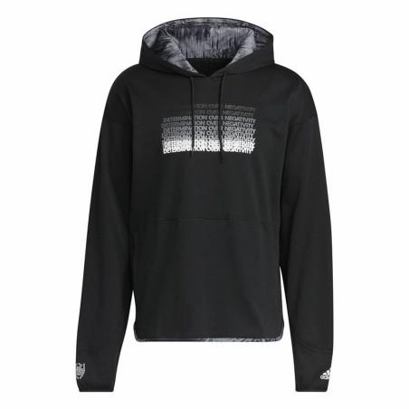 Sudadera con Capucha Hombre Adidas Donovan Mitchell Inno Negro